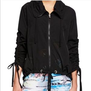 Nanette Lepore Surry Hill Ruched Sleeve Jacket | S